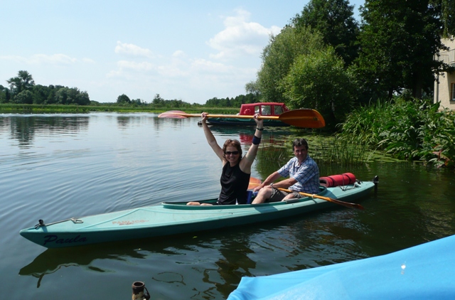 Pfingstfahrt der Wanderkanuten nach Beeskow