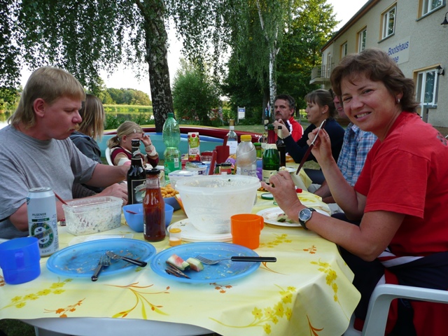 Pfingstfahrt der Wanderkanuten nach Beeskow