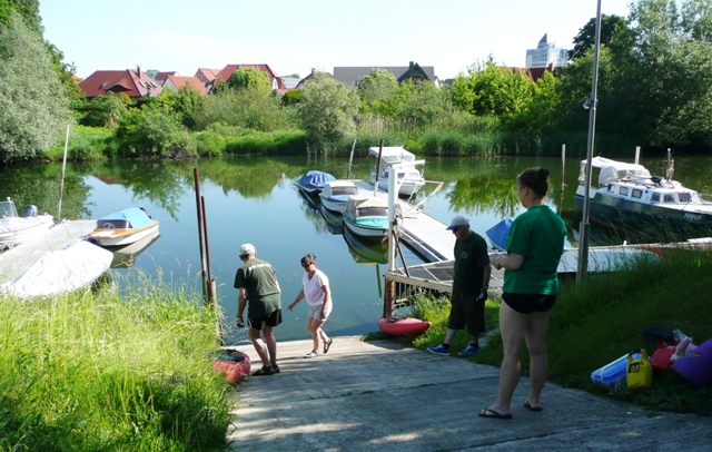 Pfingstfahrt 2012 mit den Wanderkanuten nach Schwedt