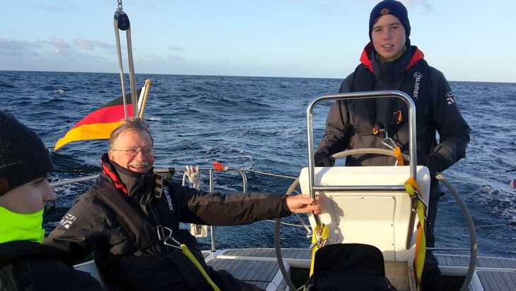 Segeltörn unserer Jugend von Rostock nach Breege/Rügen 2018