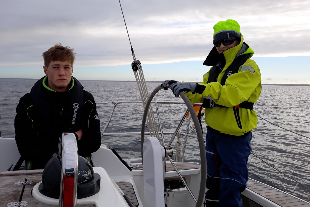 Segeltörn unserer Jugend von Rostock nach Breege/Rügen 2018