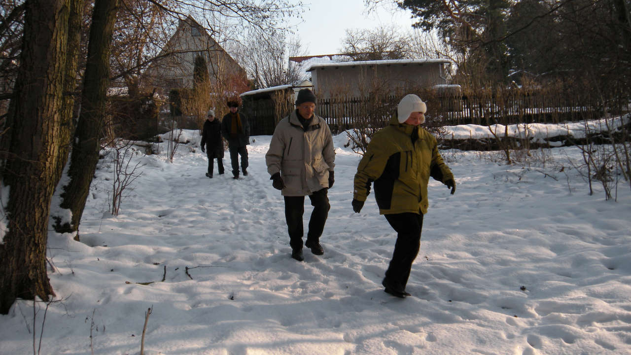 Winterwanderung 2010 zur Försterei Wüstemark