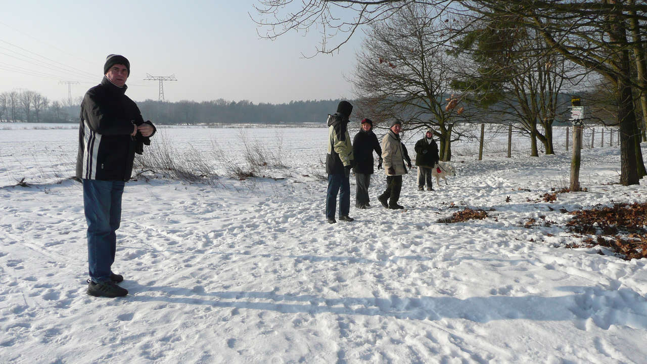 Winterwanderung 2010 zur Försterei Wüstemark